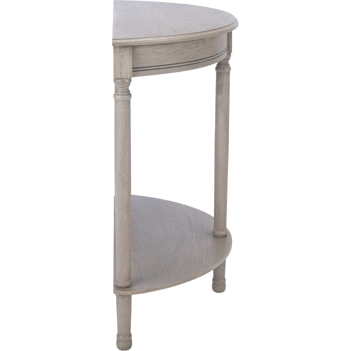 Tichka Half Round Console Table Greige
