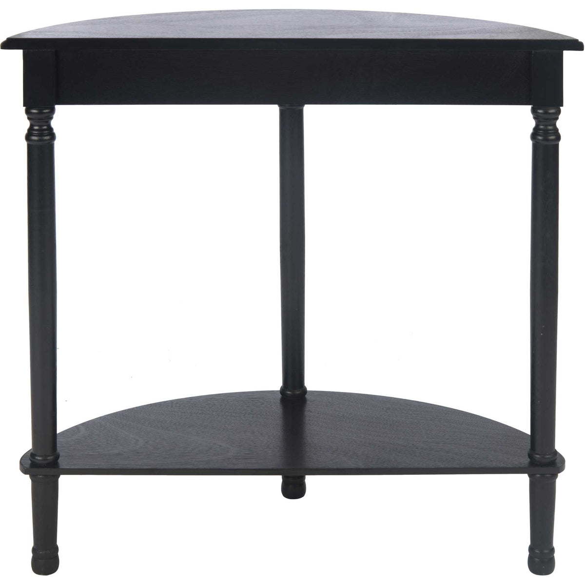 Tichka Half Round Console Table Black