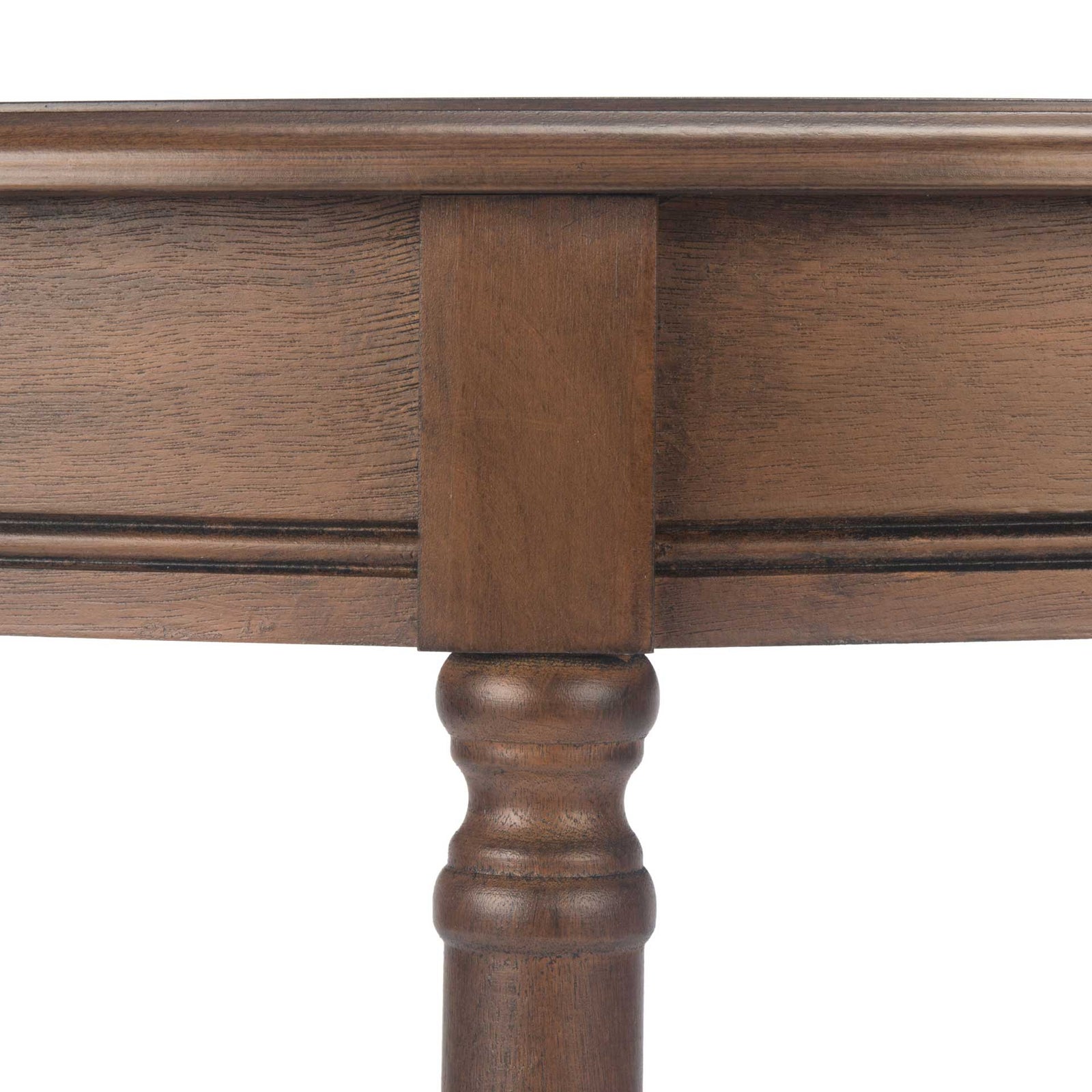 Tichka Half Round Console Table Brown