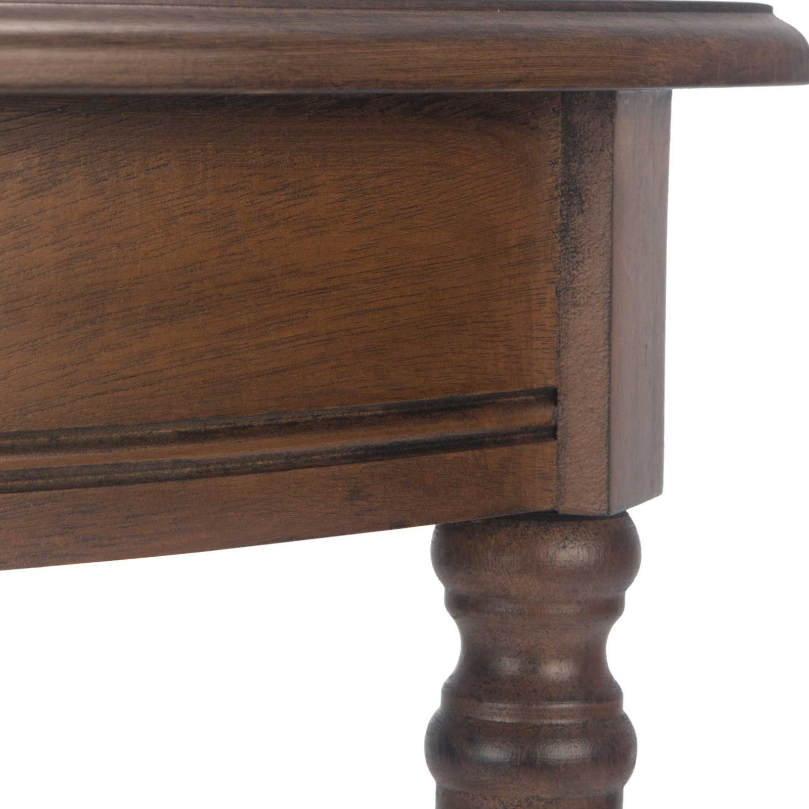 Tichka Half Round Console Table Brown