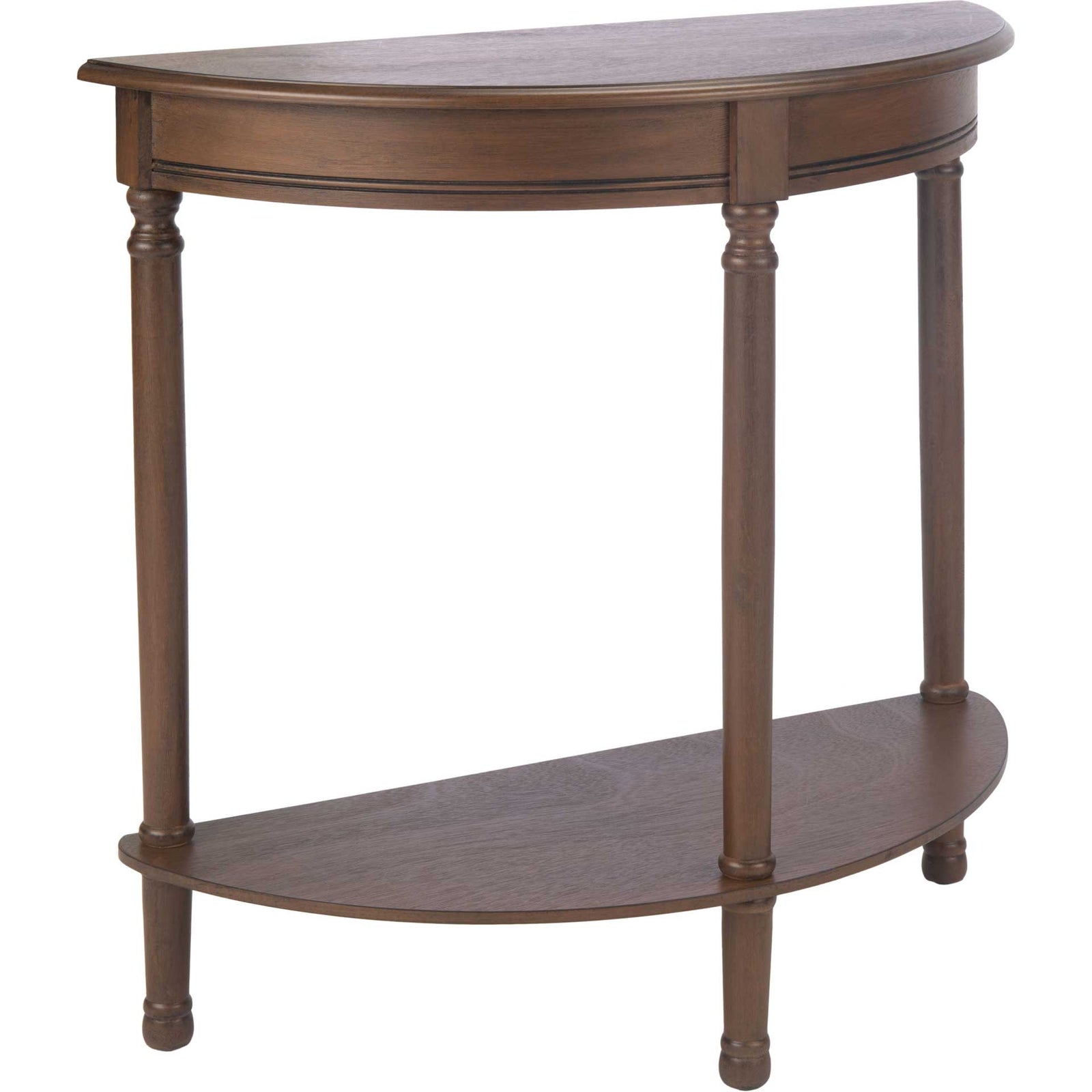 Tichka Half Round Console Table Brown