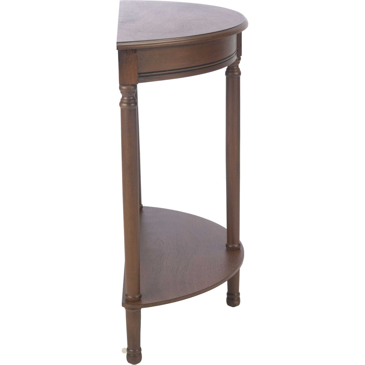 Tichka Half Round Console Table Brown