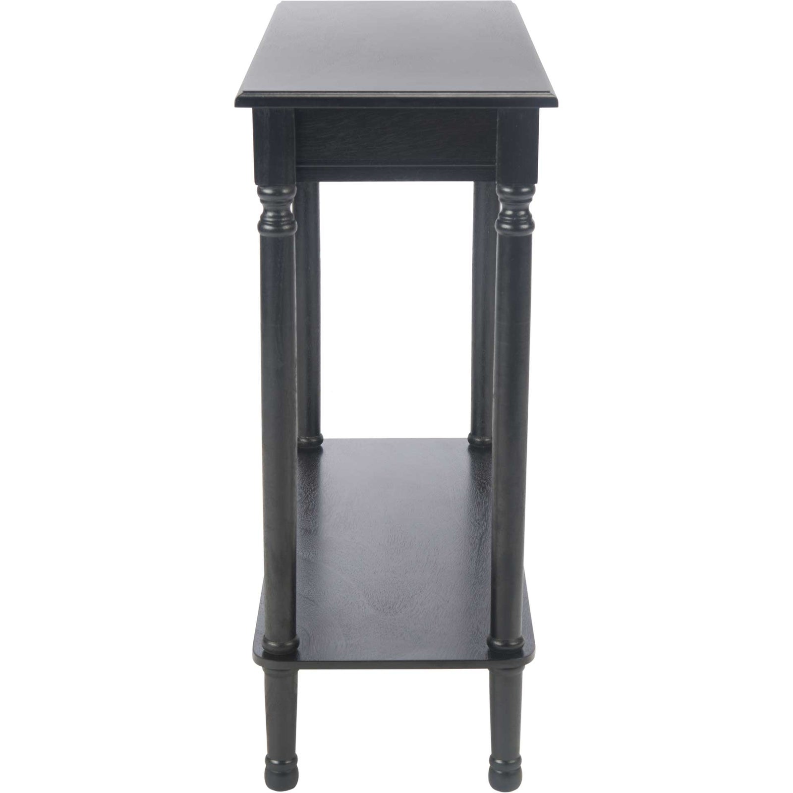 Tichka Rectangular Console Table Black