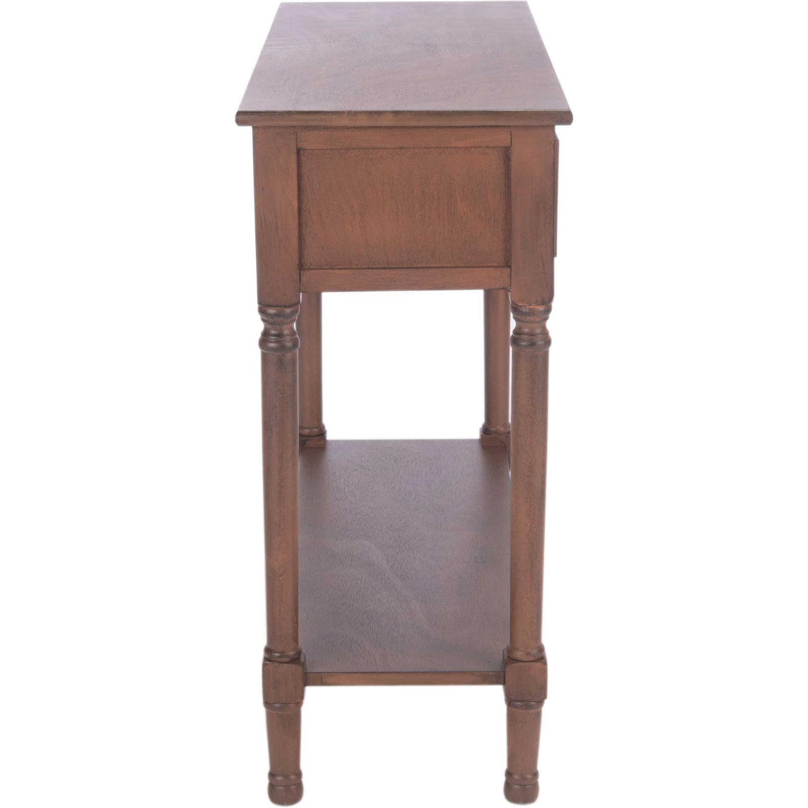 Alessa 2 Drawer Console Table Brown