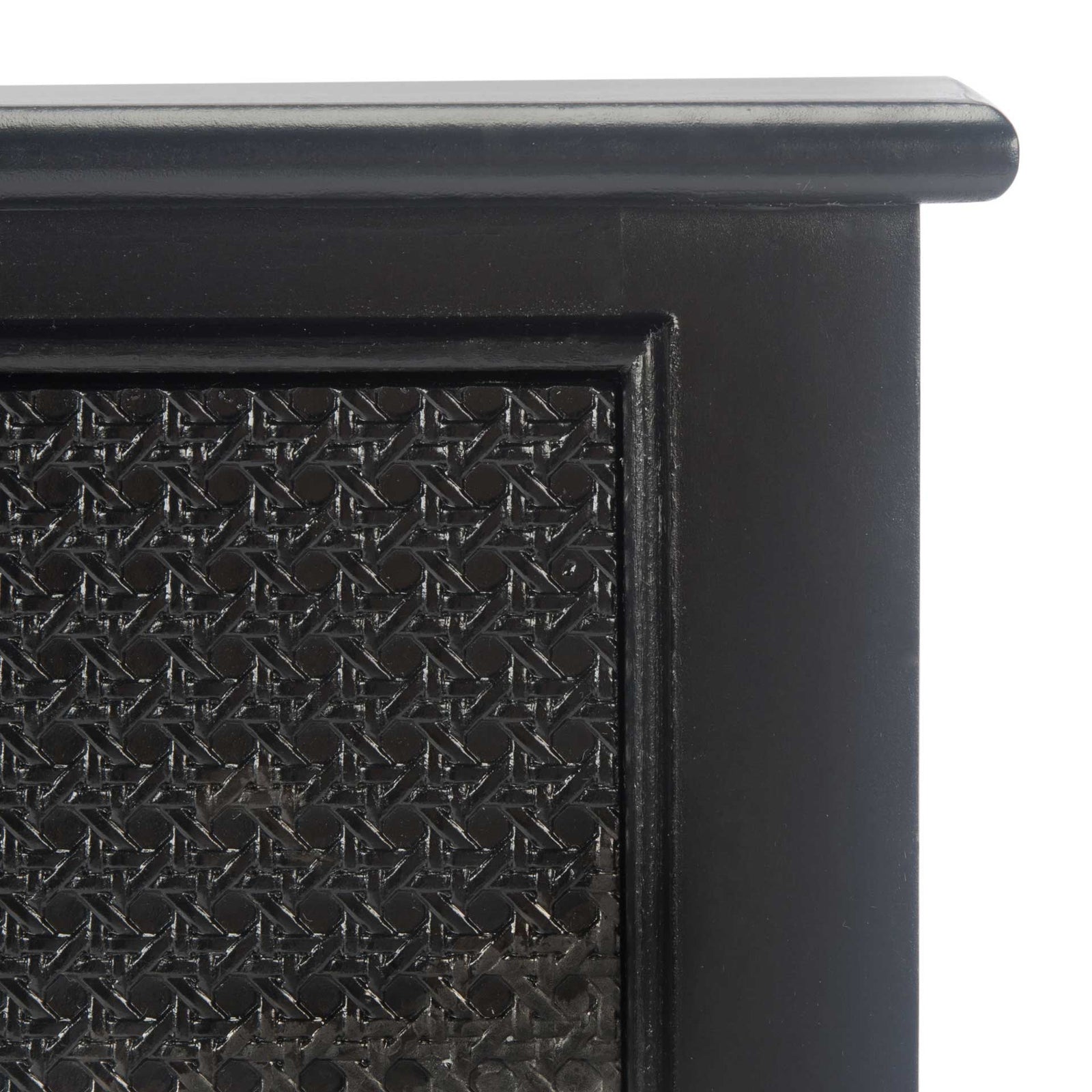 Hale 2 Drawer Console Table Black