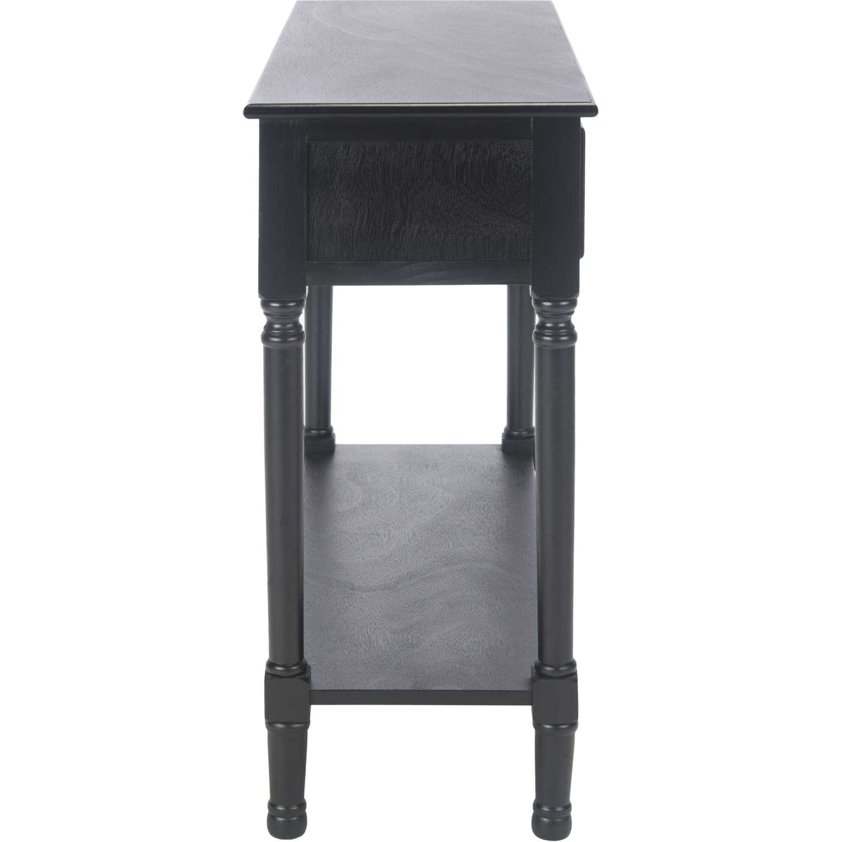 Hale 2 Drawer Console Table Black