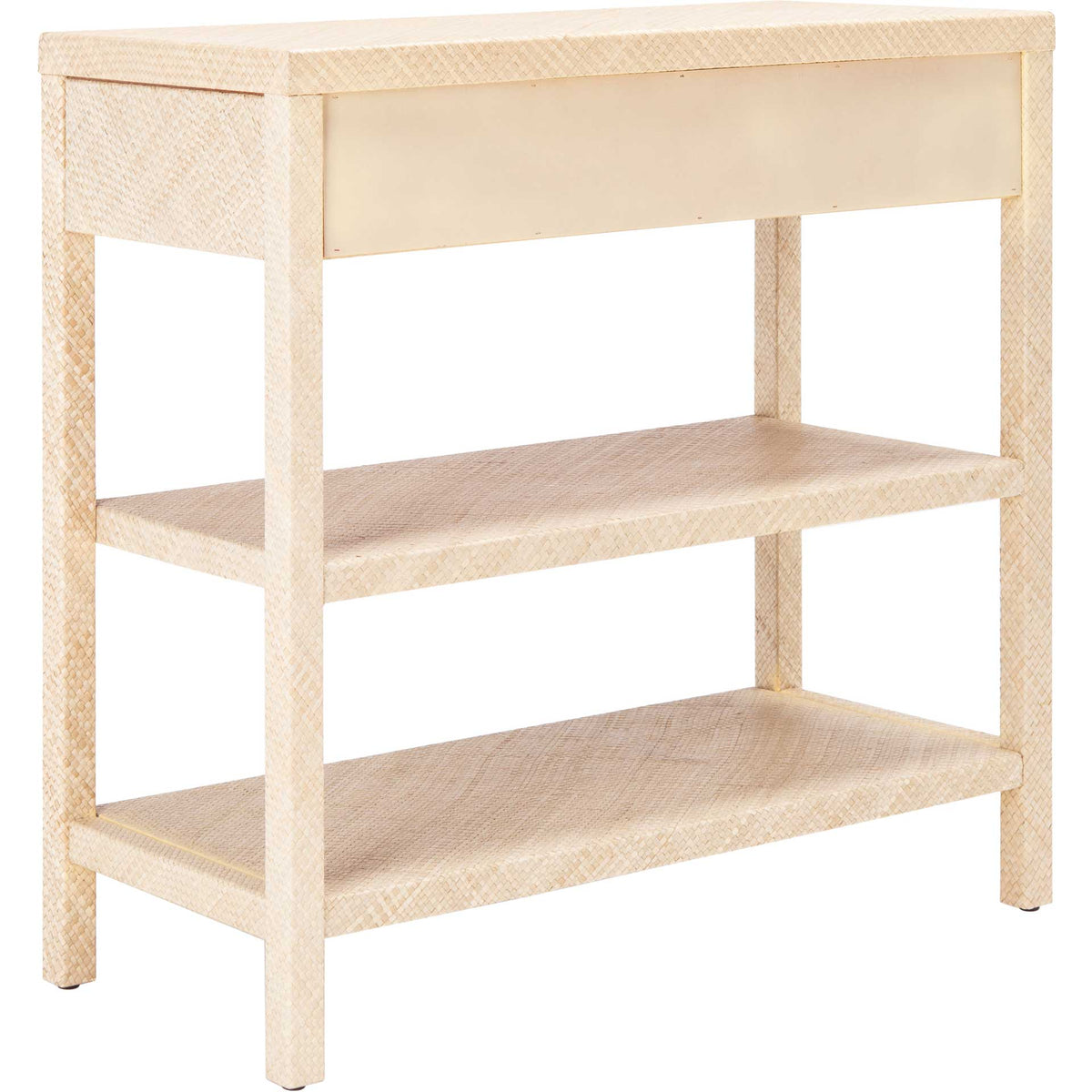 Apollo Raffia Console Table Light Natural/Gold