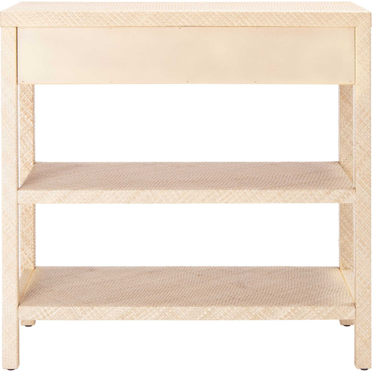 Apollo Raffia Console Table Light Natural/Gold
