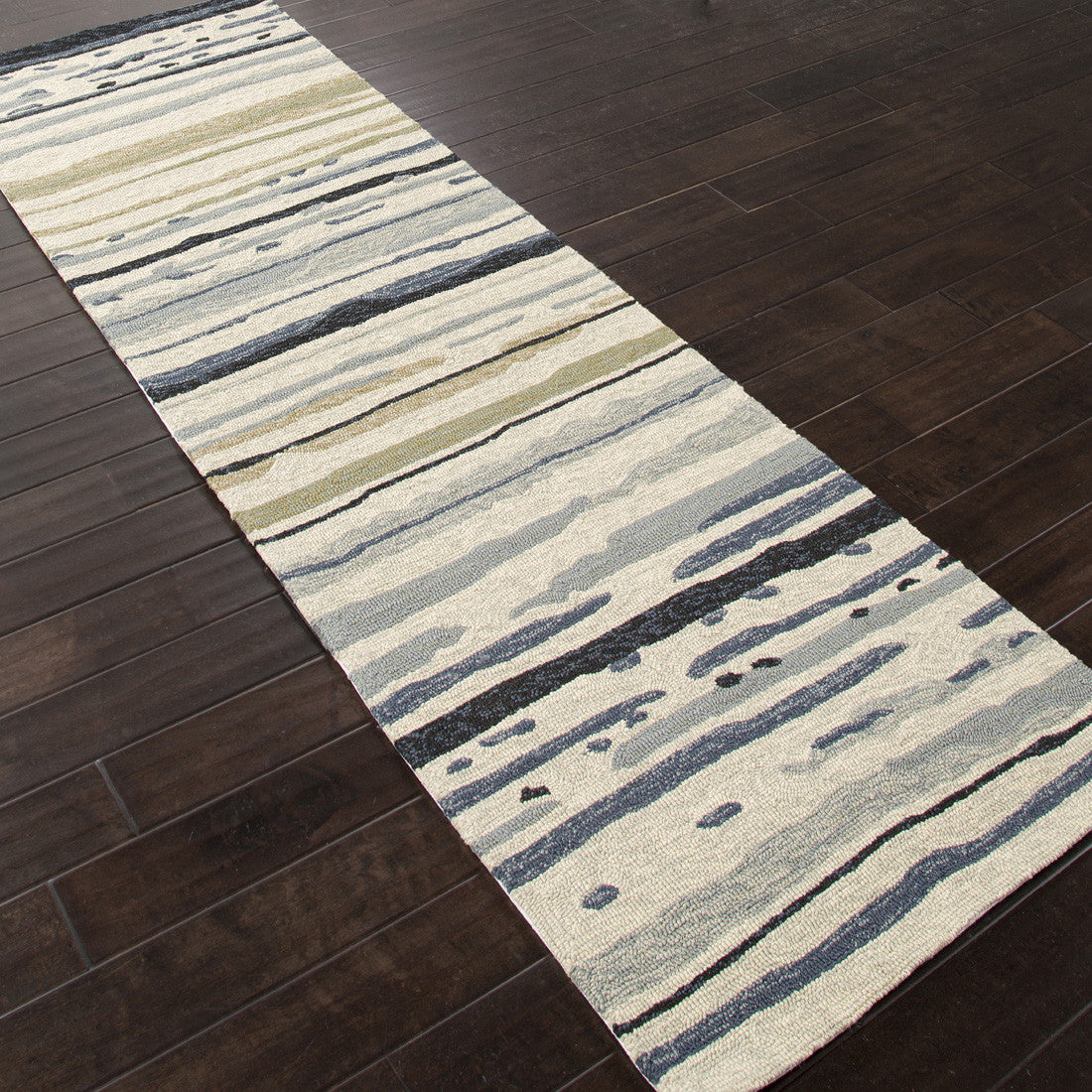 Colours Sketchy Lines Classic Gray Runner Rug
