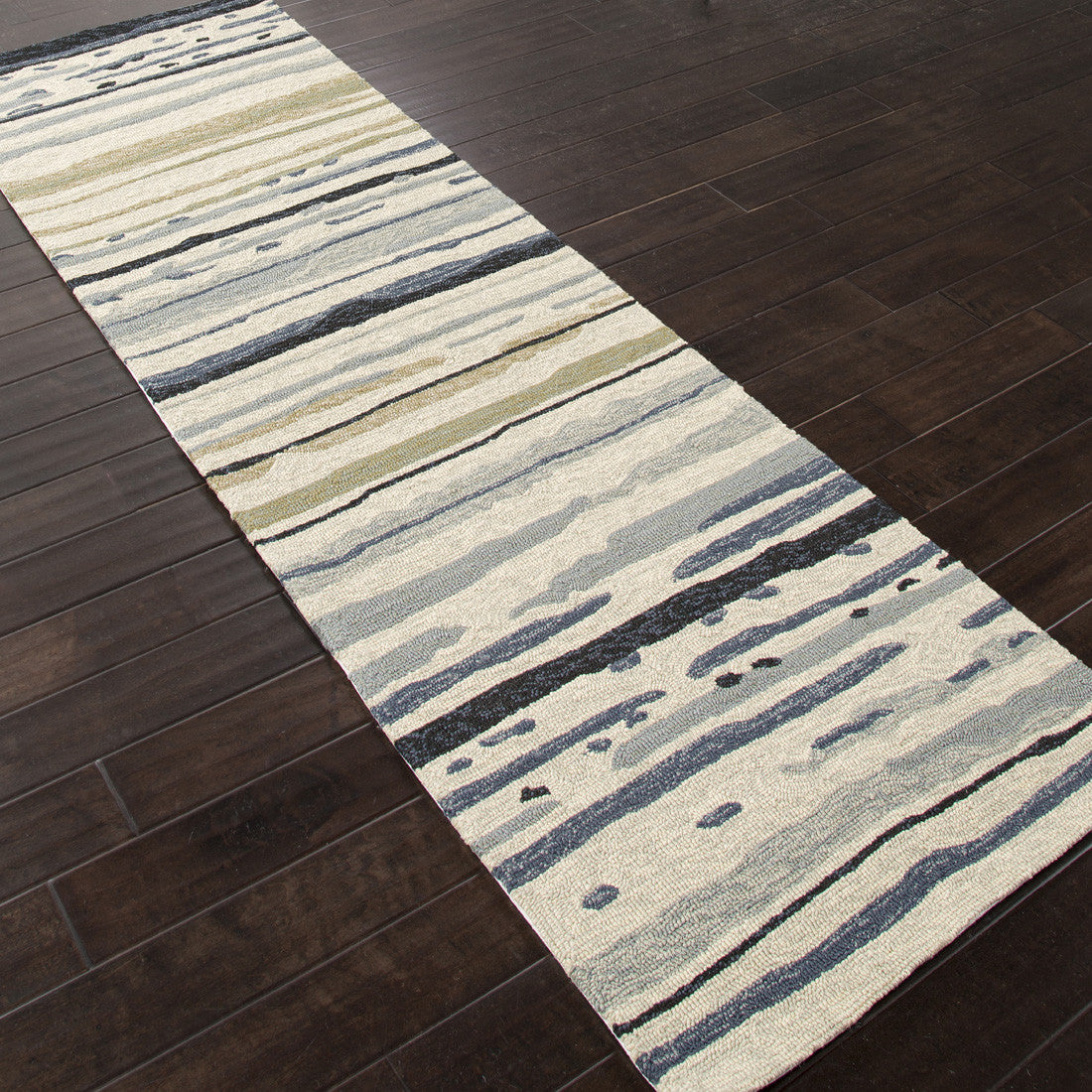 Colours Sketchy Lines Classic Gray Runner Rug - Froy.com