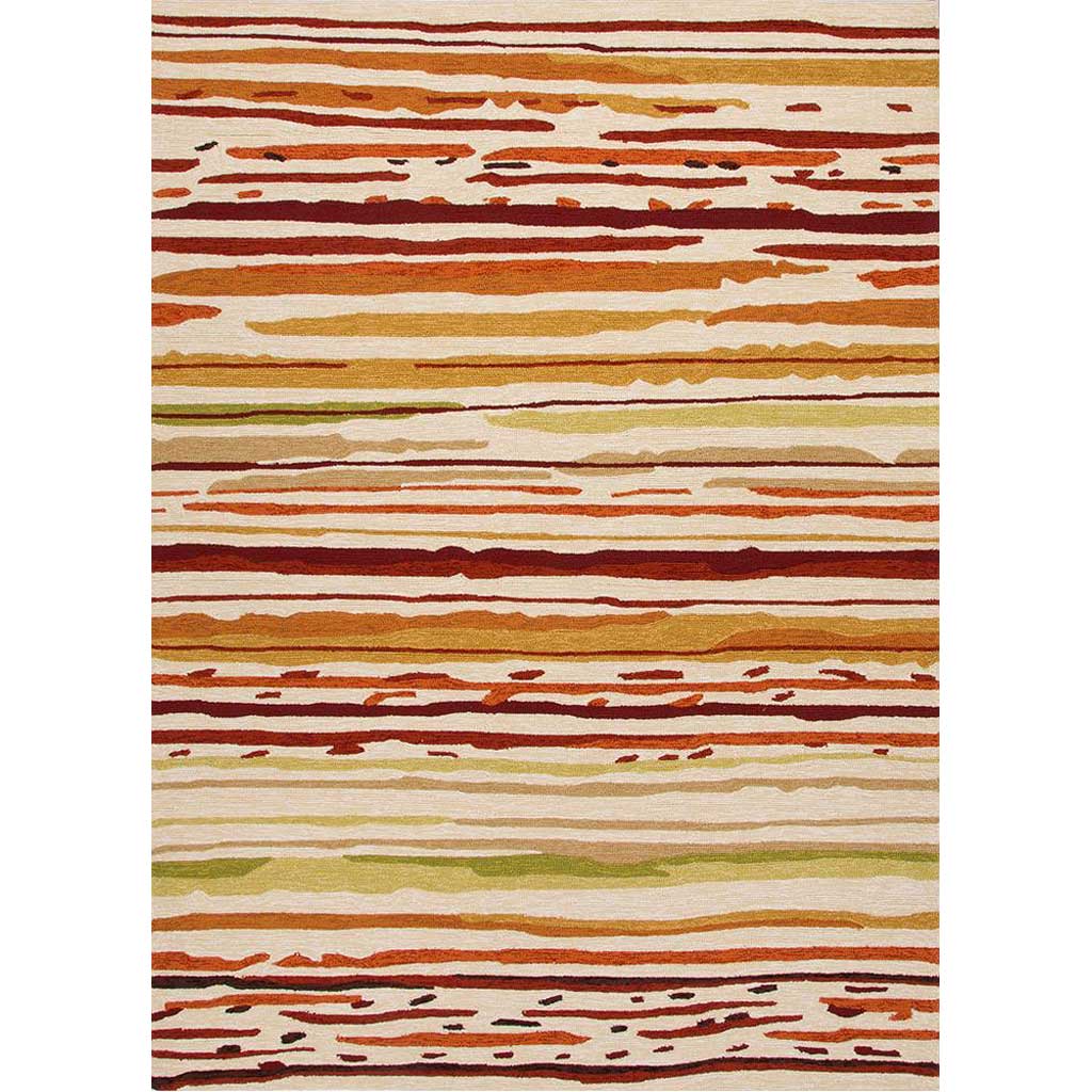 Colours Sketchy Lines Red/White Area Rug