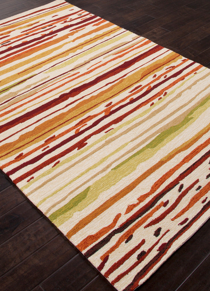 Colours Sketchy Lines Red/White Area Rug