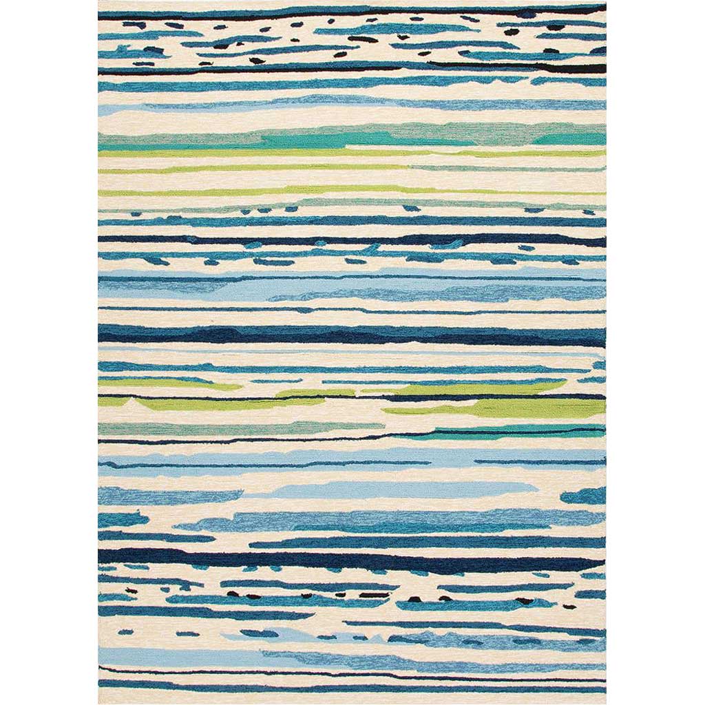 Colours Sketchy Lines Blue/White Area Rug