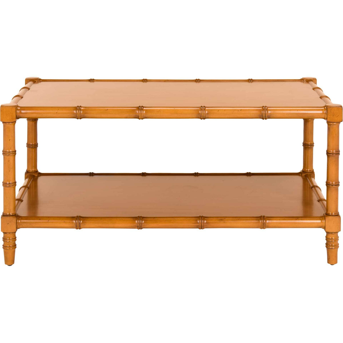 Nolan Coastal Bamboo Coffee Table Brown
