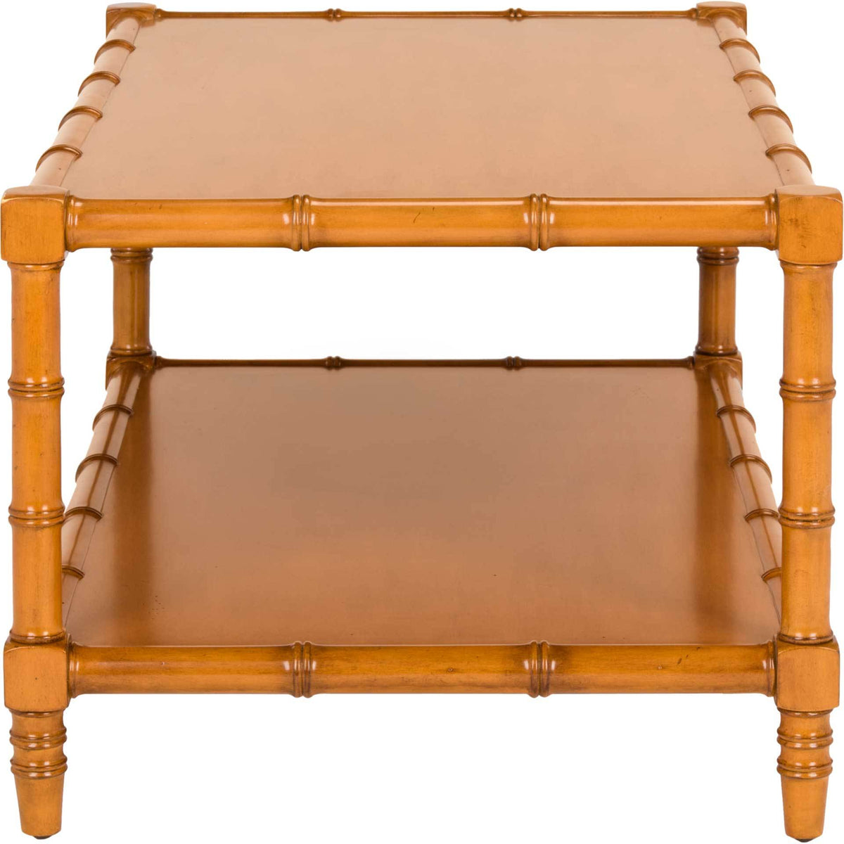 Nolan Coastal Bamboo Coffee Table Brown