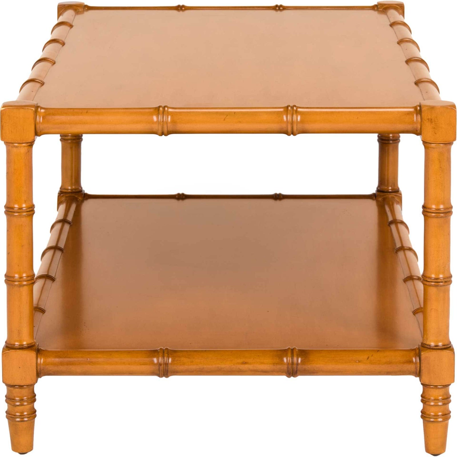 Nolan Coastal Bamboo Coffee Table Brown