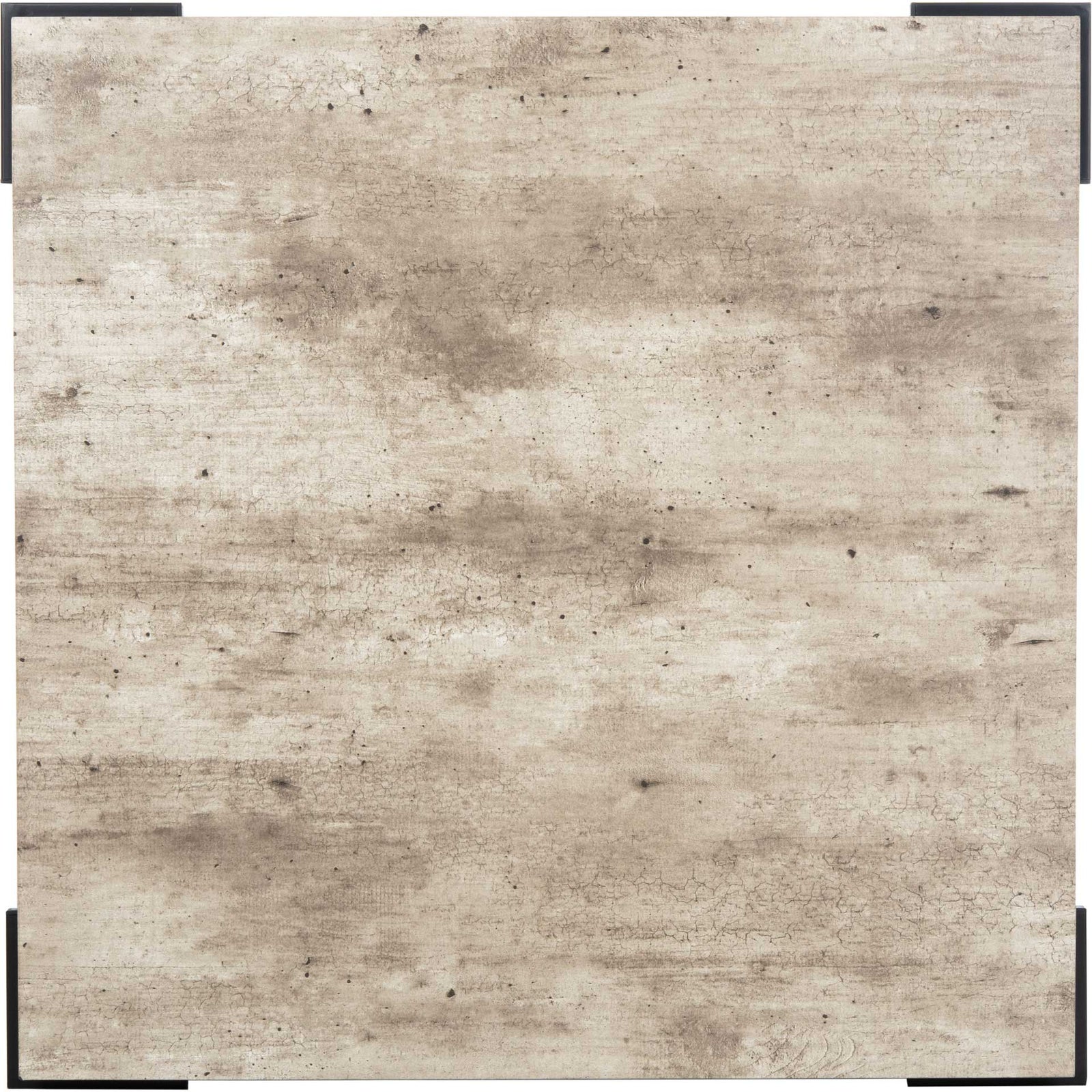 Elliot Square Coffee Table Light Gray/Black