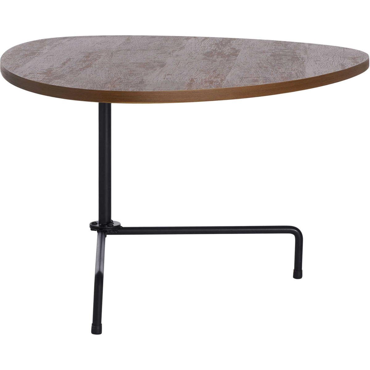 Beningo Tripod Coffee Table Walnut/Black