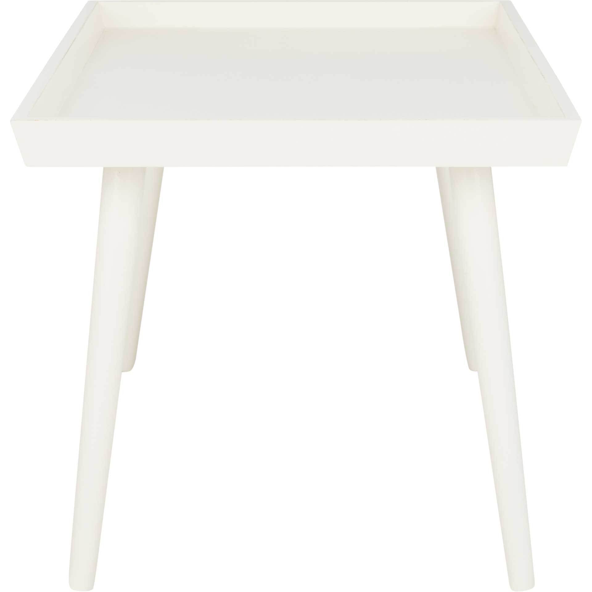 Norah Tray Top Coffee Table Distressed White