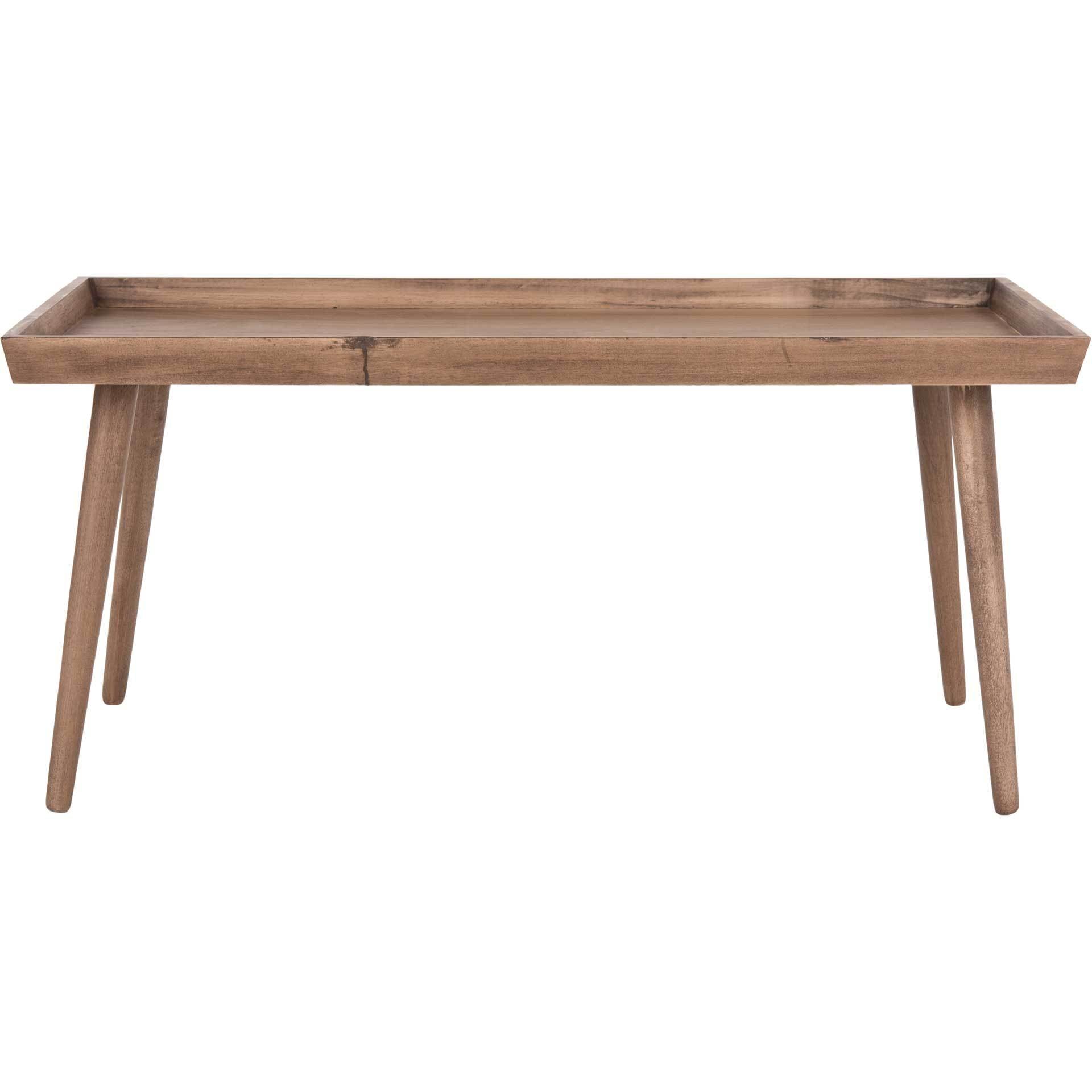 Norah Tray Top Coffee Table Desert Brown
