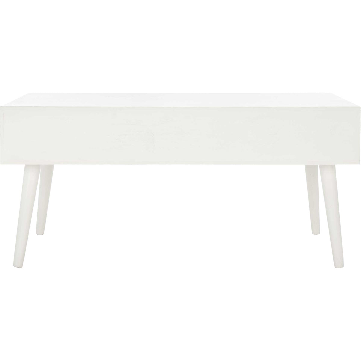 Morris 2 Drawer Coffee Table Distressed White