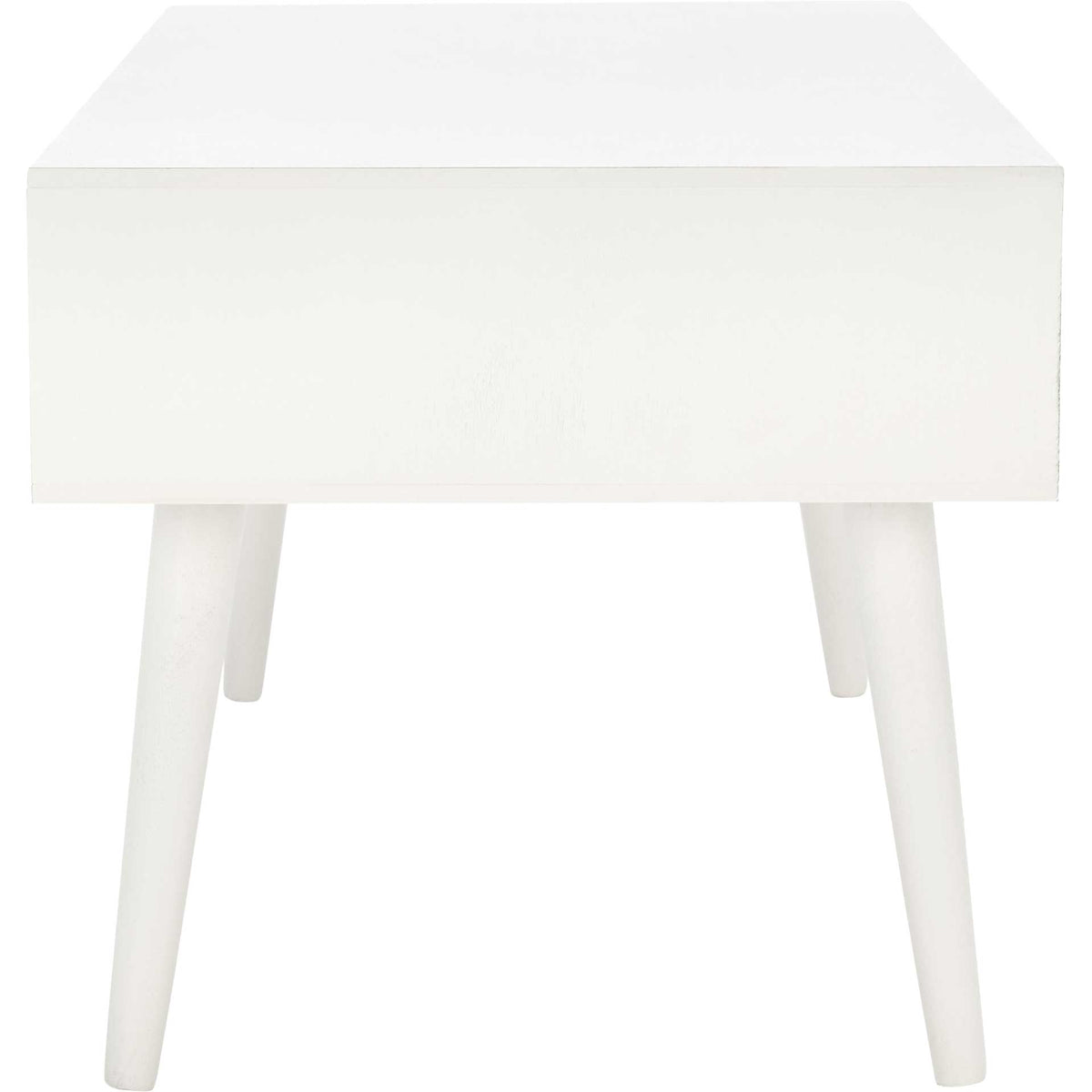 Morris 2 Drawer Coffee Table Distressed White