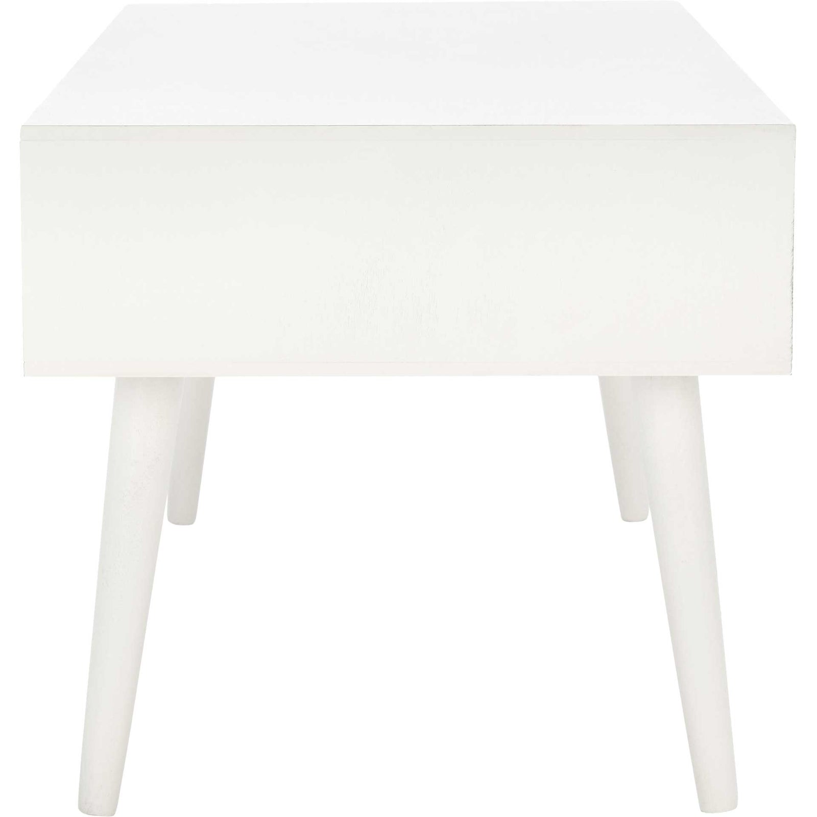 Morris 2 Drawer Coffee Table Distressed White