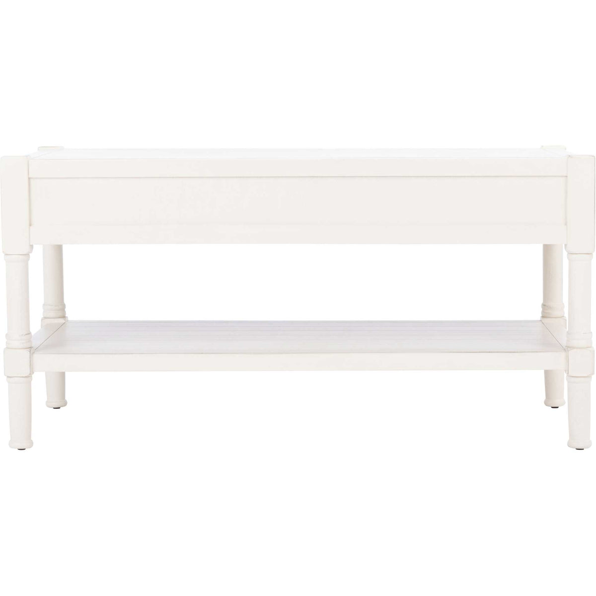 Fidelma 2 Drawer Coffee Table Distressed White
