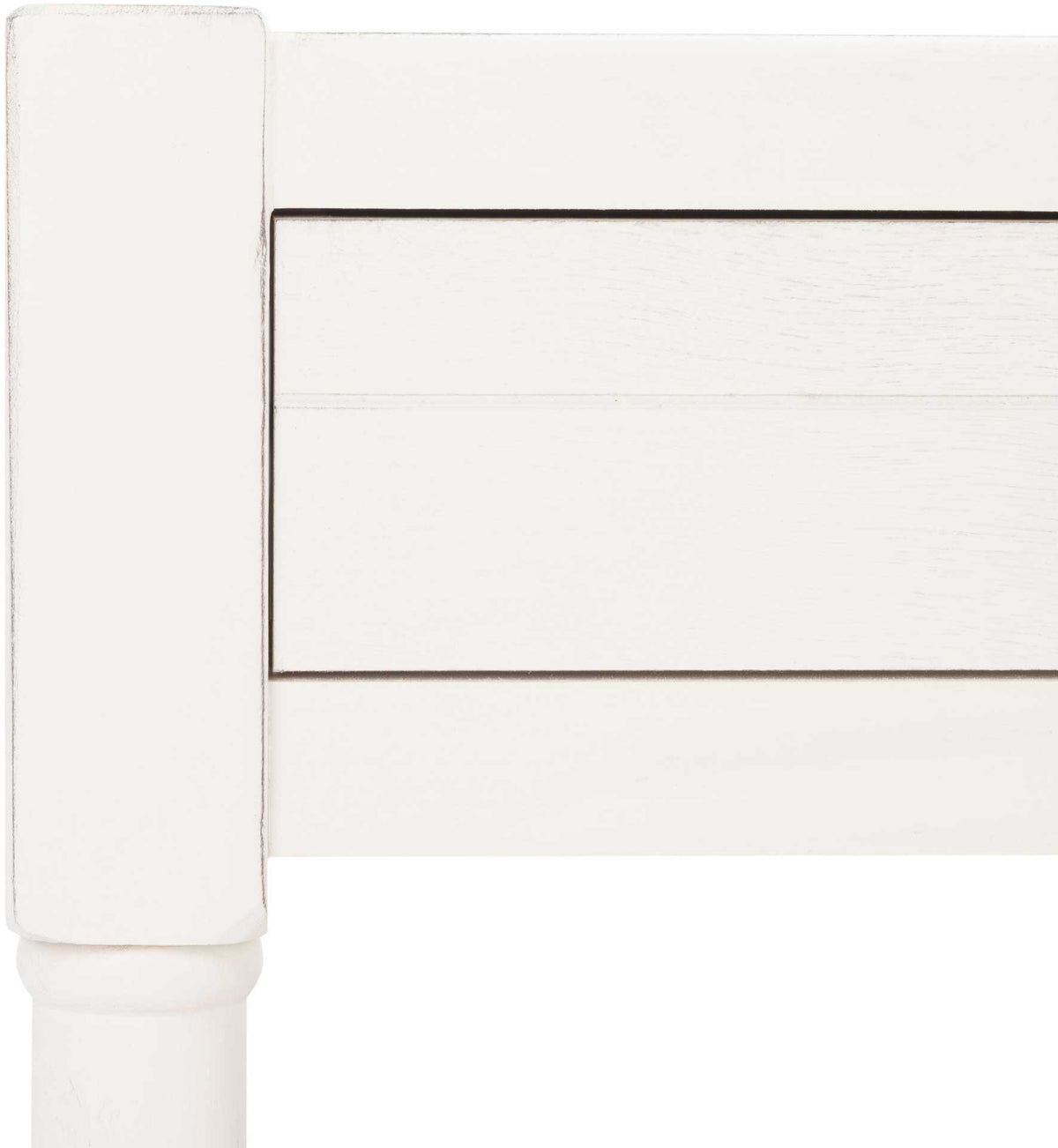 Fidelma 2 Drawer Coffee Table Distressed White