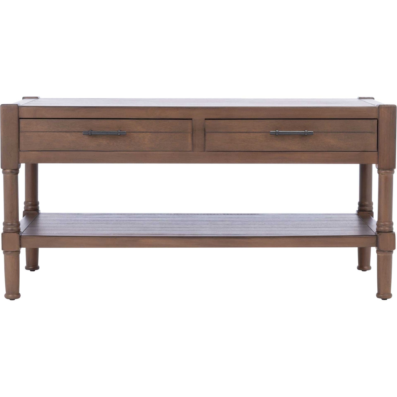 Fidelma 2 Drawer Coffee Table Brown