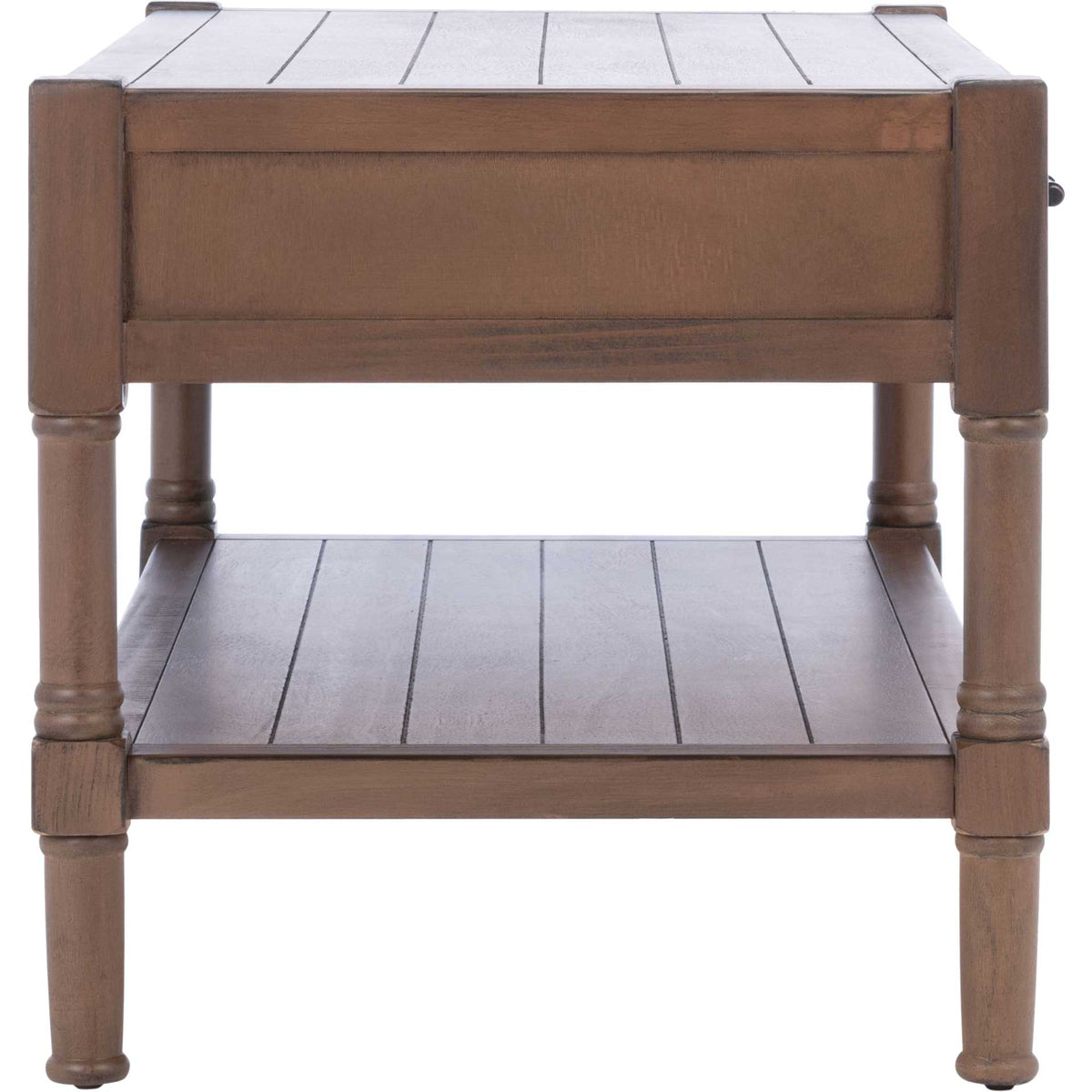 Fidelma 2 Drawer Coffee Table Brown