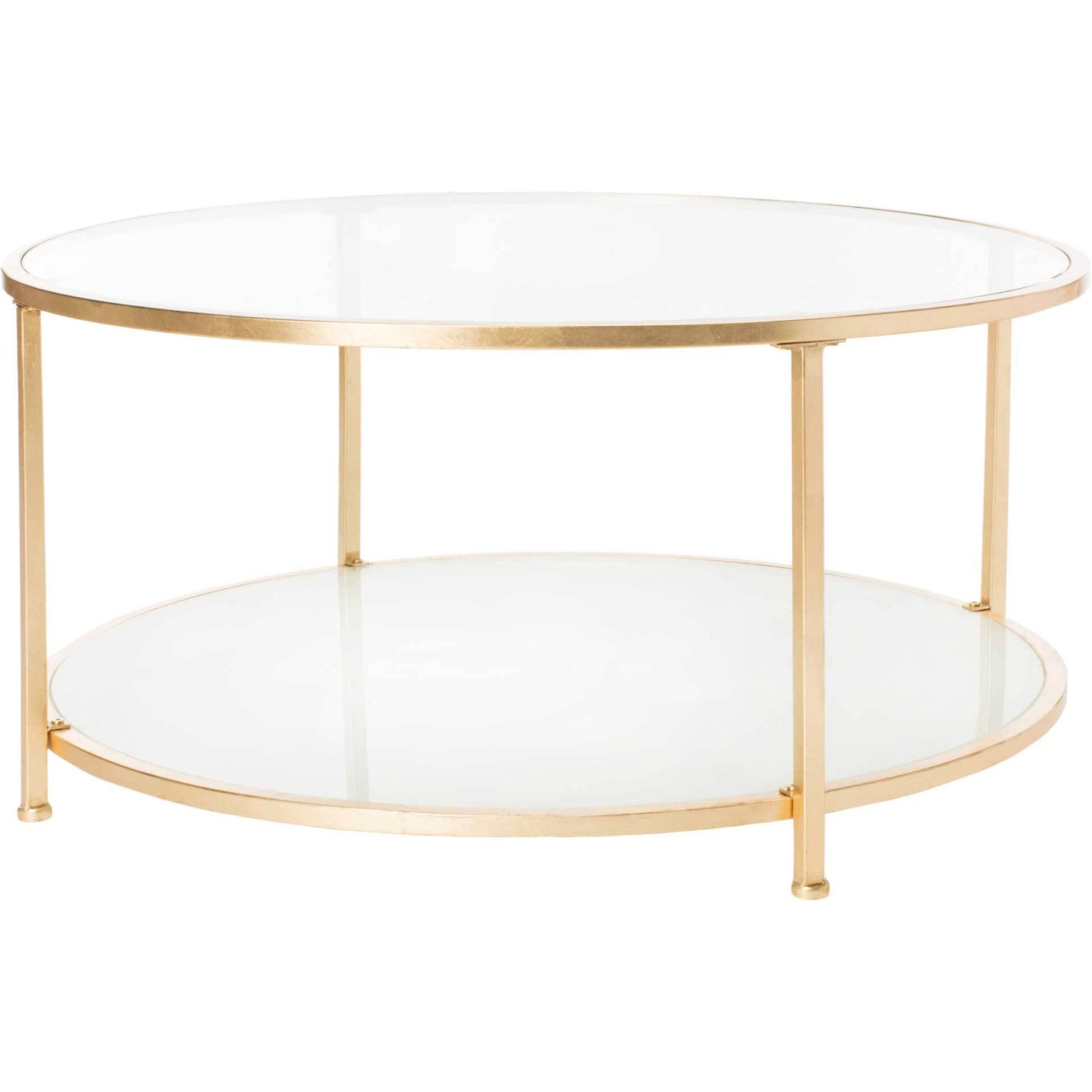 Ivanna 2 Tier Round Coffee Table - Froy.com