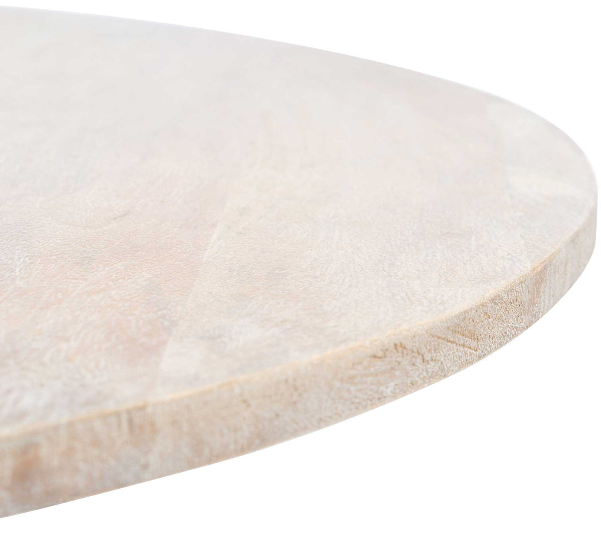 Whitley Round Coffee Table Gray White Wash/Black