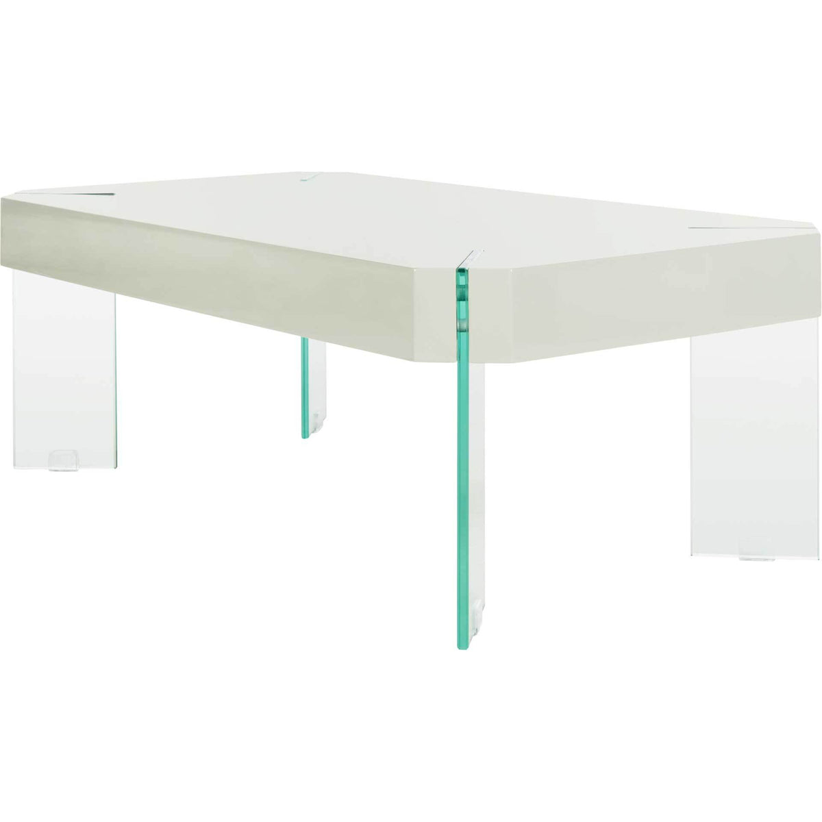 Kasen Glass Leg Coffee Table