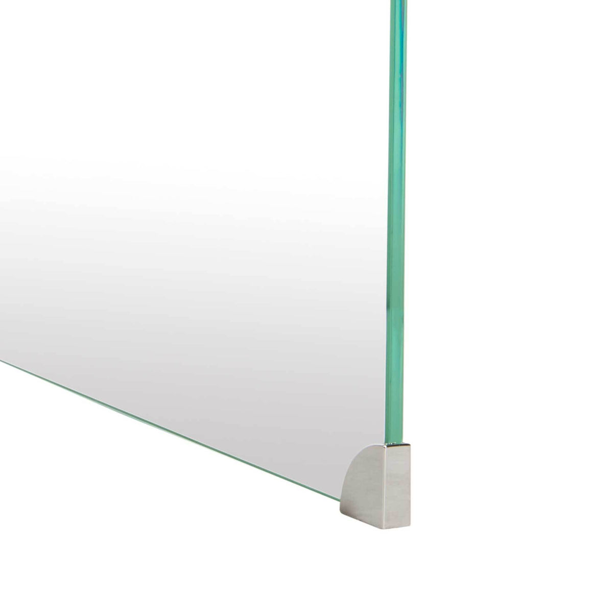 Cristopher Ombre Glass Coffee Table Clear/White