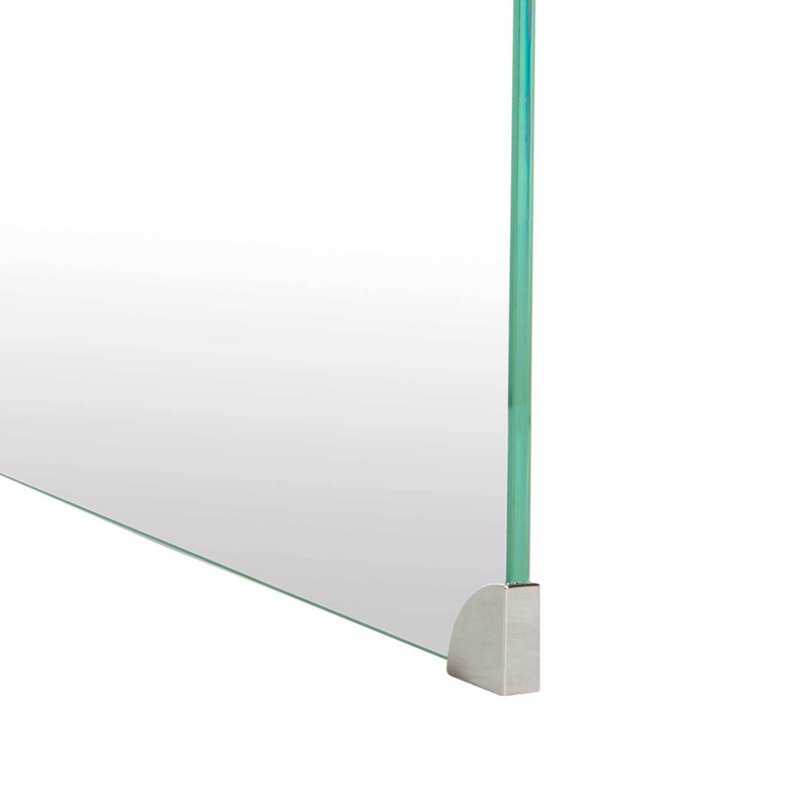 Cristopher Ombre Glass Coffee Table Clear/White