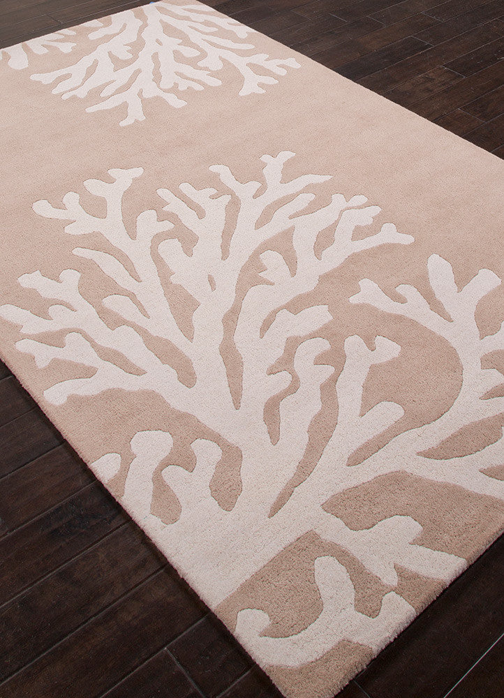 Coastal Seaside Bough Doe Skin/Silver Birch Area Rug