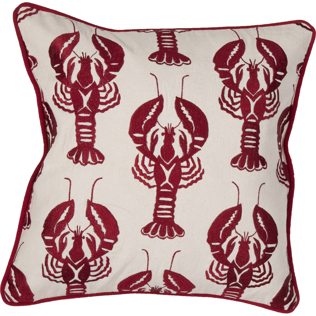 Coastal Retreat Cr02 White Asparagus/Tango Red Pillow