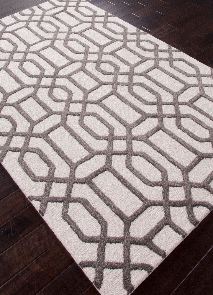 City Bellevue Antique White/Liquorice Area Rug