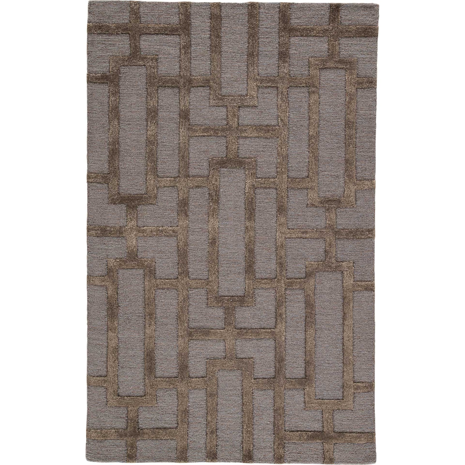 City Dallas Deep Blue/Black Coffee Area Rug