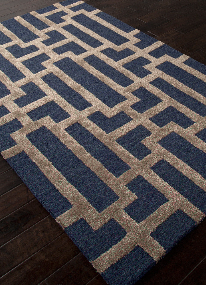 City Dallas Deep Navy/Dark Gray Area Rug