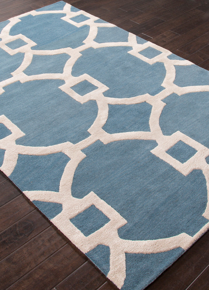 City Regency Aegean Blue/Antique White Area Rug
