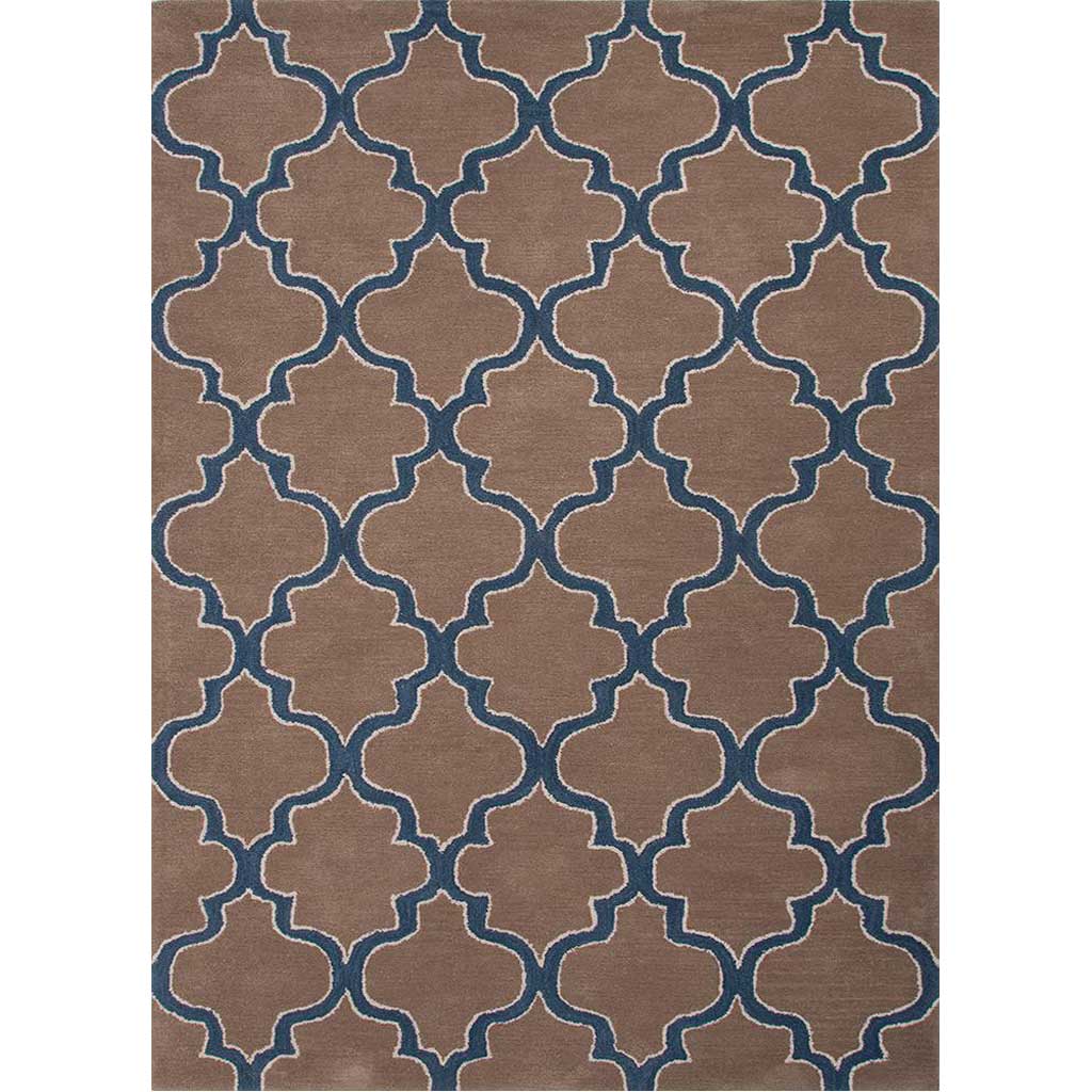 City Philadelphia Dark Taupe/Ensign Blue Area Rug