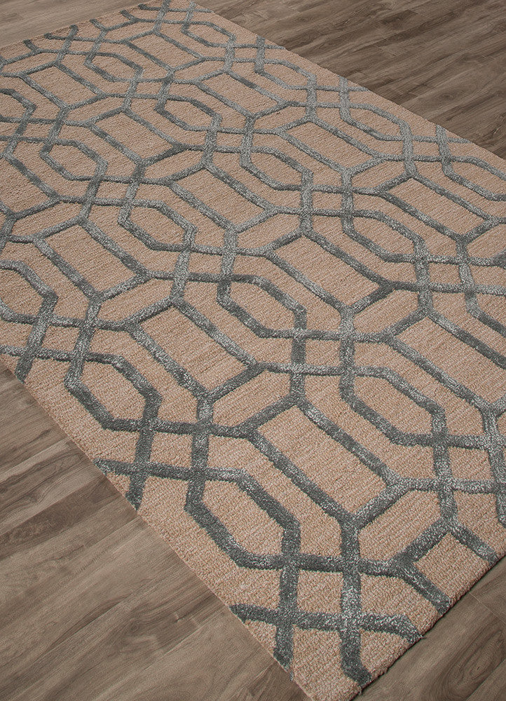 City Bellevue Oatmeal/Smoke Blue Area Rug