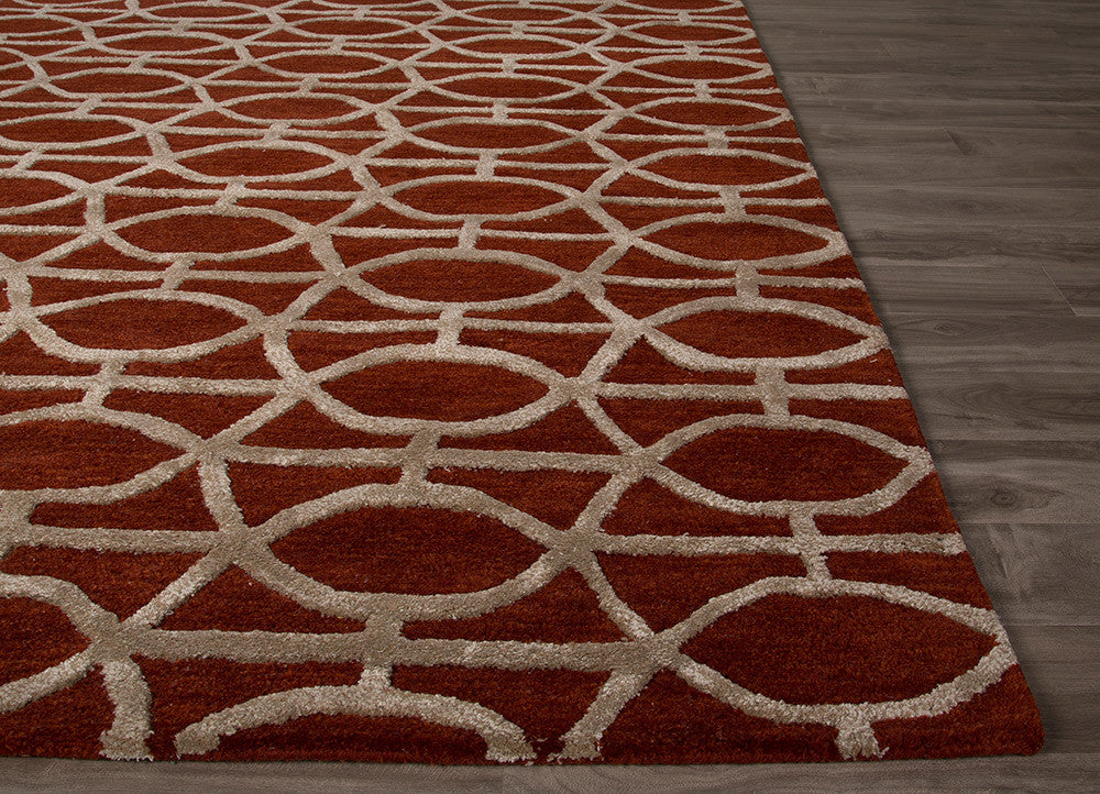 City Springfield Rio Red/Fog Area Rug