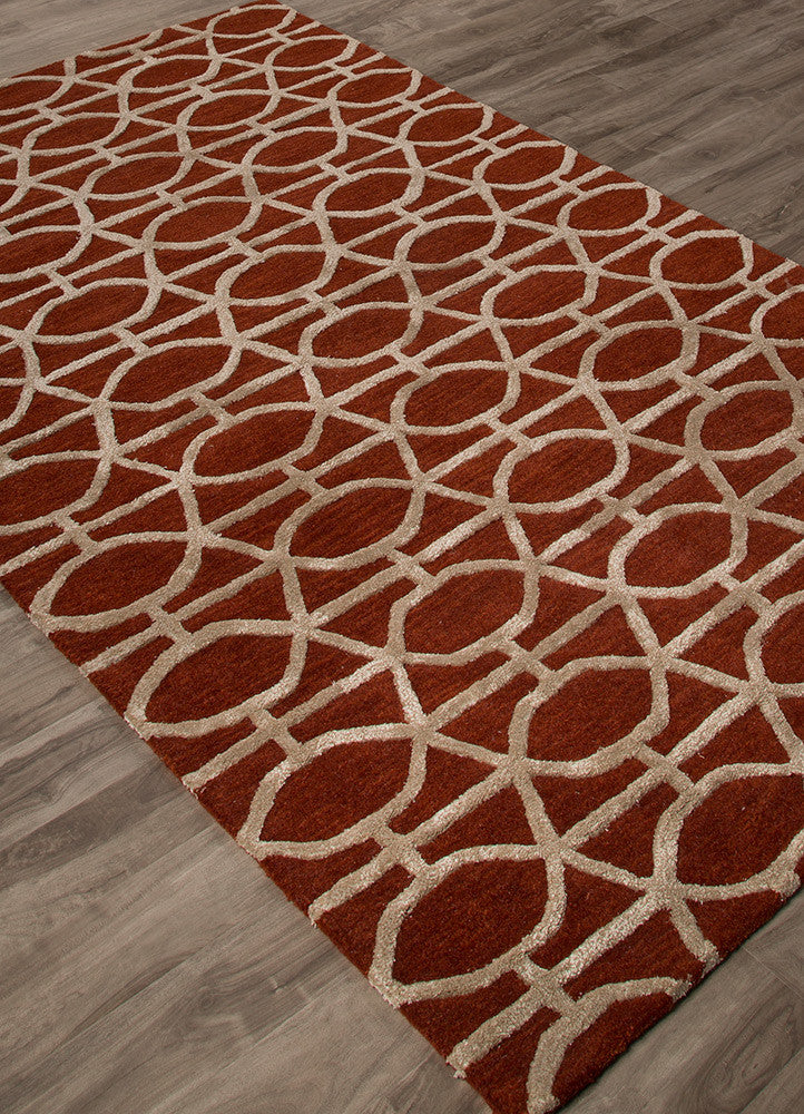 City Springfield Rio Red/Fog Area Rug