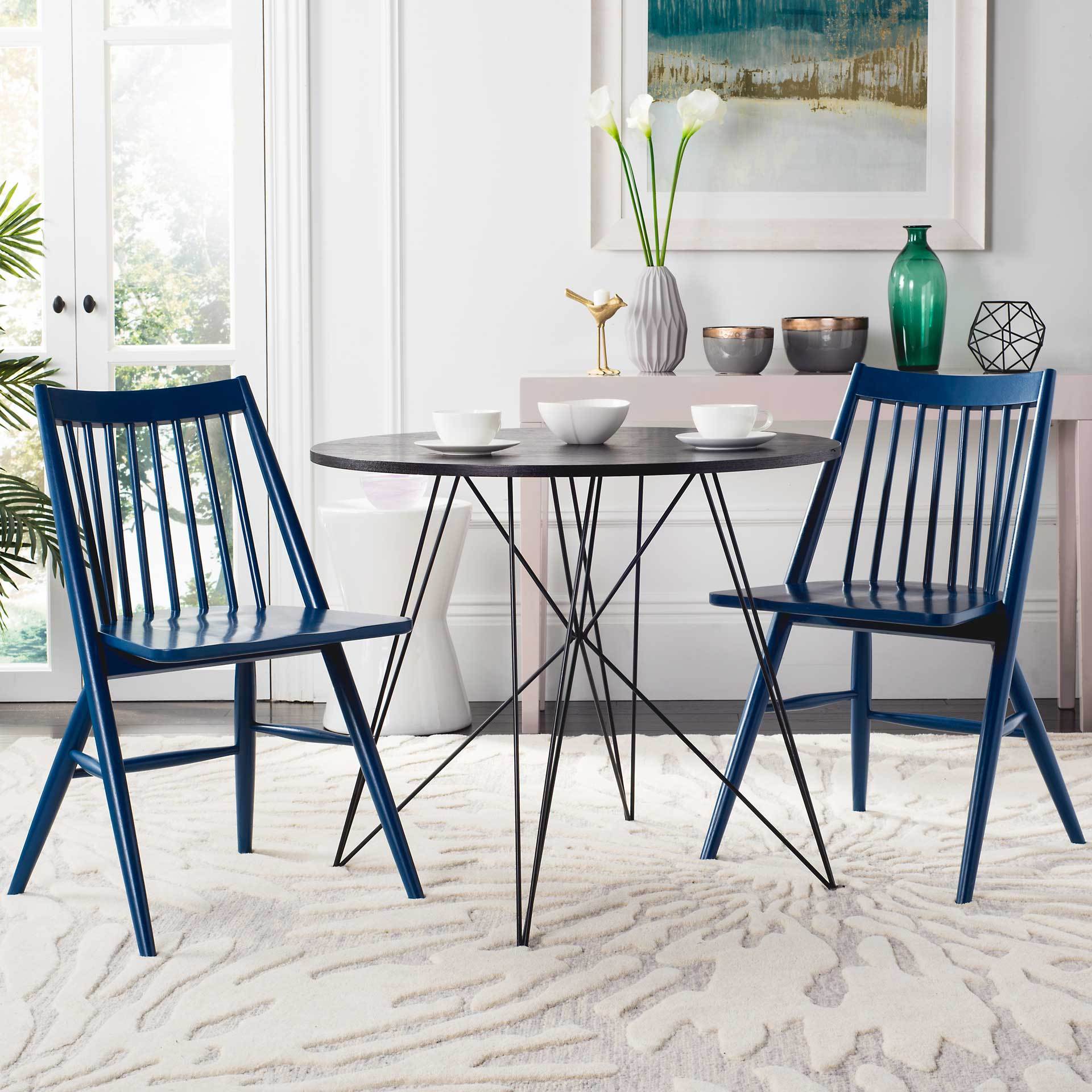 Wrangler Dining Chair Navy (Set of 2)