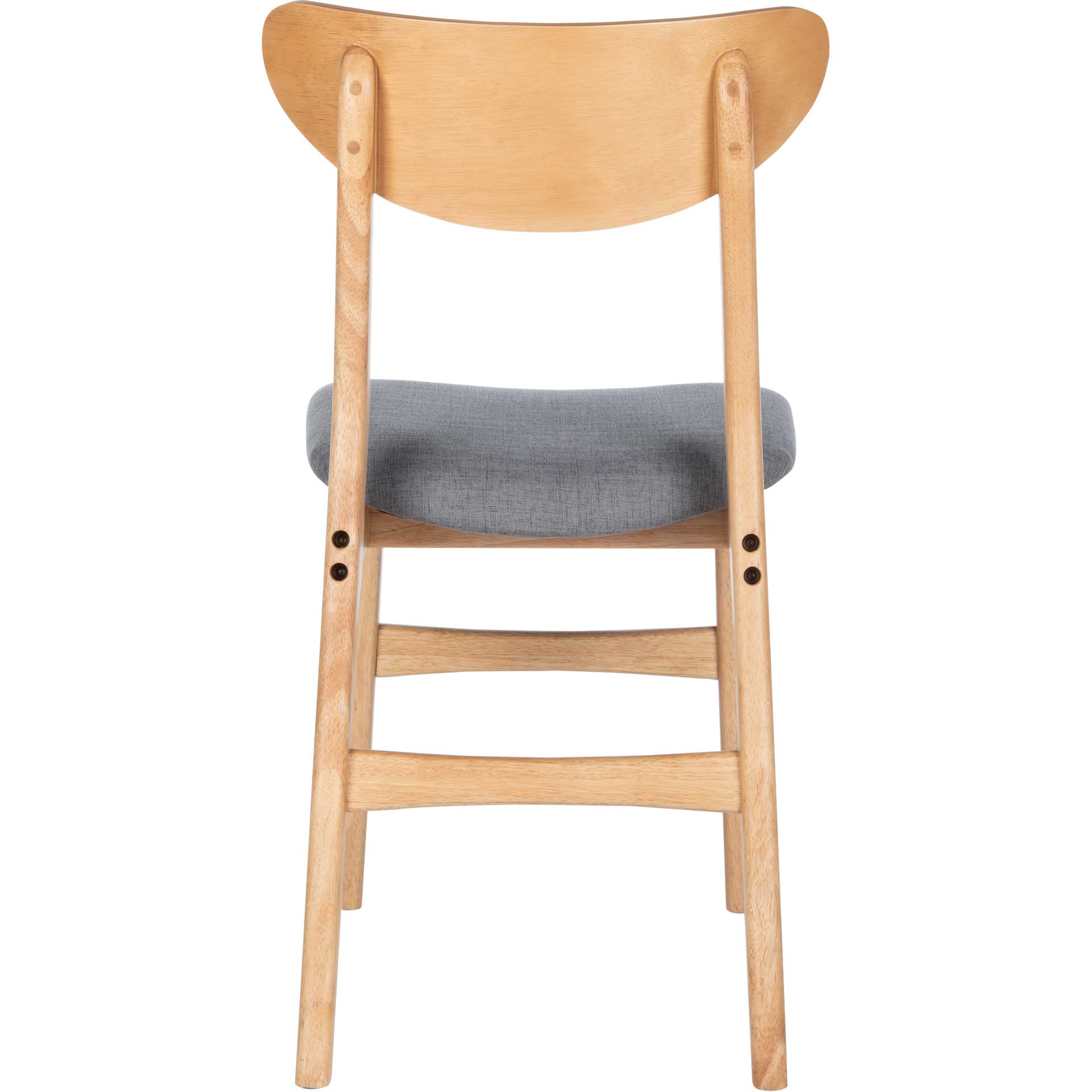Lucas Retro Dining Chair Natural/Gray (Set of 2)