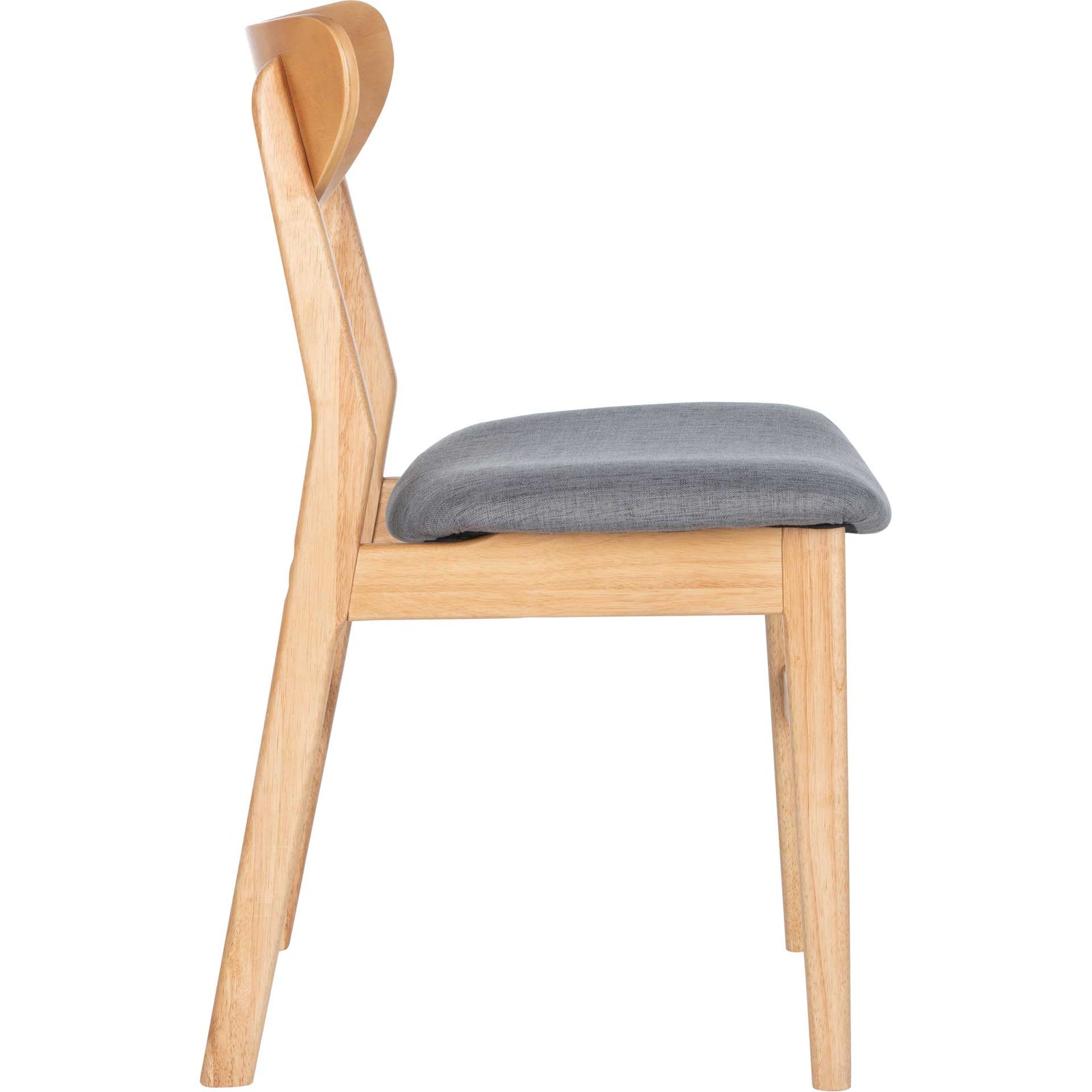 Lucas Retro Dining Chair Natural/Gray (Set of 2)