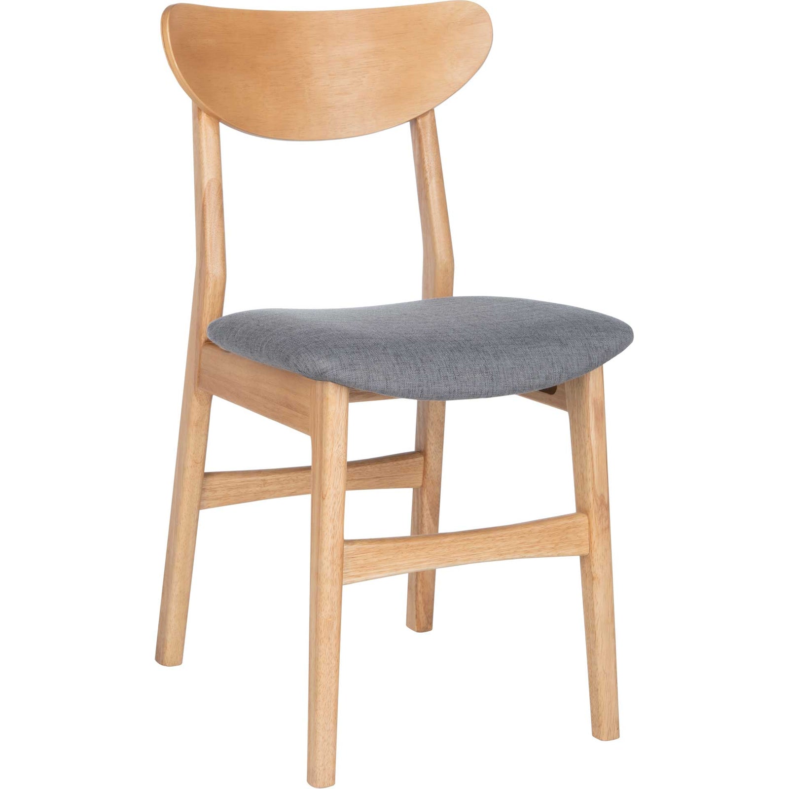Lucas Retro Dining Chair Natural/Gray (Set of 2)